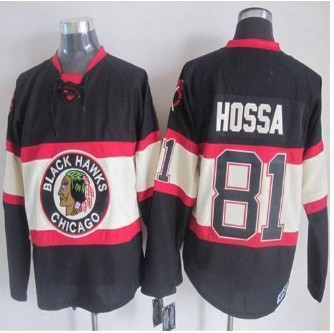 Chicago Blackhawks #81 Marian Hossa Black Third CCM Stitched NHL Jersey