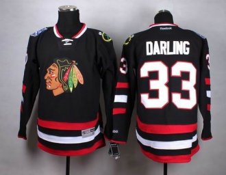 Chicago Blackhawks #33 Scott Darling Black Stitched NHL Jersey