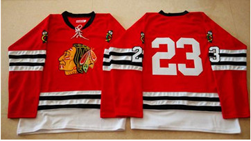 Mitchell And Ness 1960-61 Chicago Blackhawks #23 Kris Versteeg Red Stitched NHL Jersey