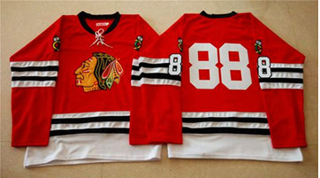 Mitchell And Ness 1960-61 Chicago Blackhawks #88 Patrick Kane Red Stitched NHL Jersey