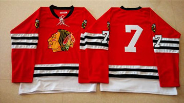 Mitchell And Ness 1960-61 Chicago Blackhawks #7 Chris Chelios Red Stitched NHL Jersey