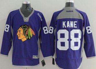 Chicago Blackhawks #88 Patrick Kane Purple Hockey Fights Cancer Stitched NHL Jersey