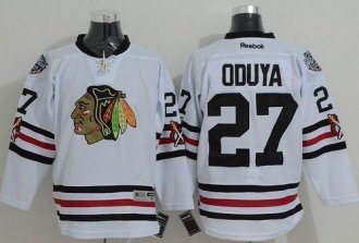 Chicago Blackhawks #27 Johnny Oduya White 2015 Winter Classic Stitched NHL Jersey