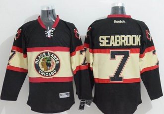 Chicago Blackhawks #7 Brent Seabrook Black New Third Stitched NHL Jersey