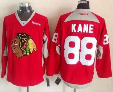 Chicago Blackhawks #88 Patrick Kane Red Hockey Fights Cancer Stitched NHL Jersey