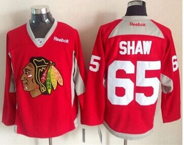 Chicago Blackhawks #65 Andrew Shaw Red Hockey Fights Cancer Stitched NHL Jersey