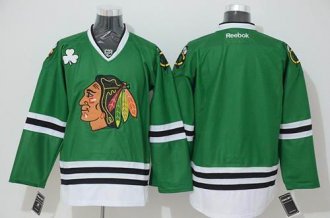 Chicago Blackhawks Blank Stitched Green NHL Jersey