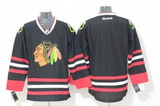 Chicago Blackhawks Blank Stitched Black NHL jersey