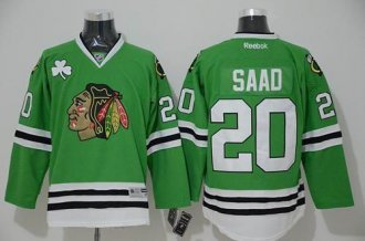 Chicago Blackhawks #20 Brandon Saad Green Stitched NHL Jersey