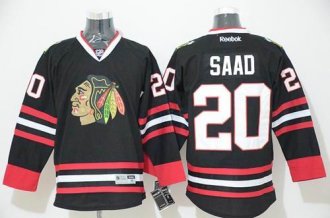 Chicago Blackhawks #20 Brandon Saad Black Stitched NHL Jersey