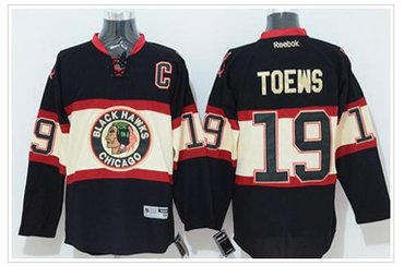 Chicago Blackhawks #19 Jonathan Toews Black New Third Stitched NHL Jersey