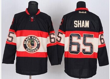 Chicago Blackhawks #65 Andrew Shaw Black New Third Stitched NHL Jersey