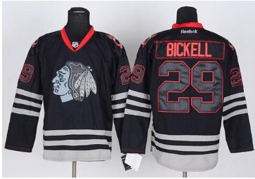 Chicago Blackhawks #29 Bryan Bickell Black Ice Stitched NHL Jersey