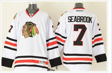 Chicago Blackhawks #7 Brent Seabrook White Stitched NHL Jersey