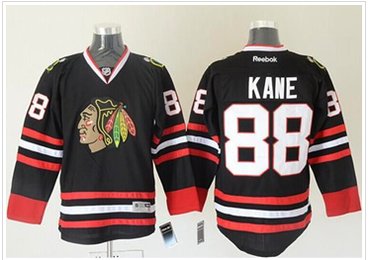 Chicago Blackhawks #88 Patrick Kane Black Stitched NHL Jersey