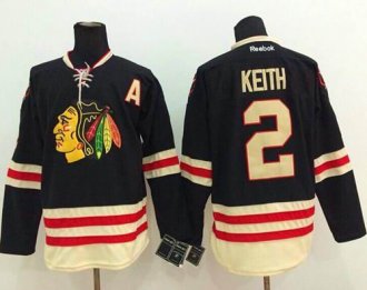 Chicago Blackhawks #2 Duncan Keith Black 2015 Winter Classic Stitched NHL Jersey