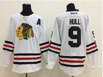 Chicago Blackhawks #9 Bobby Hull White 2015 Winter Classic Stitched NHL Jersey