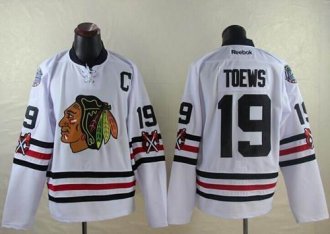 Chicago Blackhawks #19 Jonathan Toews White 2015 Winter Classic Stitched NHL Jersey