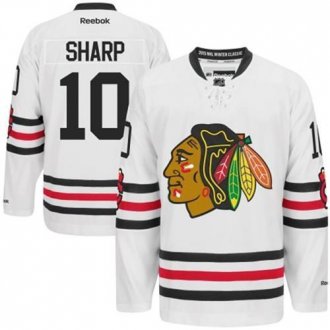 Chicago Blackhawks #10 Patrick Sharp White 2015 Winter Classic Stitched NHL Jersey