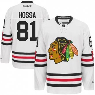 Chicago Blackhawks #81 Marian Hossa White 2015 Winter Classic Stitched NHL Jersey