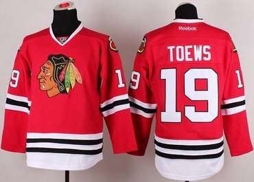 Chicago Blackhawks #19 Jonathan Toews Red NHL Jersey