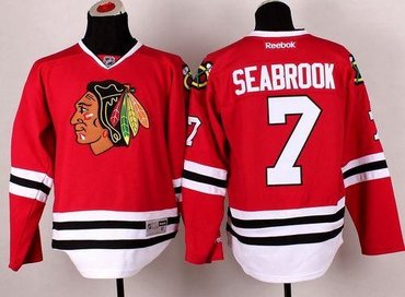 Chicago Blackhawks #7 Brent Seabrook Red NHL Jersey