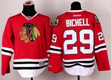 Chicago Blackhawks #29 Bryan Bickell Red NHL Jersey