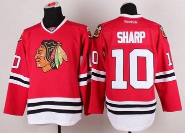 Chicago Blackhawks #10 Patrick Sharp Red NHL Jersey