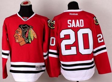 Chicago Blackhawks #20 Brandon Saad Red NHL Jersey