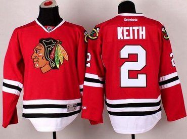 Chicago Blackhawks #2 Duncan Keith Red NHL Jersey