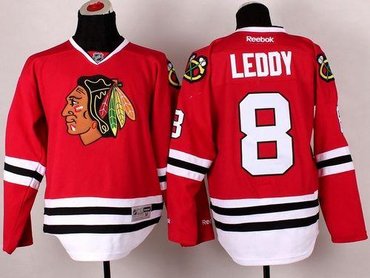 Chicago Blackhawks #8 Nick Leddy Red NHL Jersey