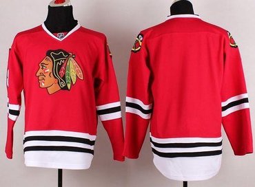 Chicago Blackhawks Blank Red NHL Jersey