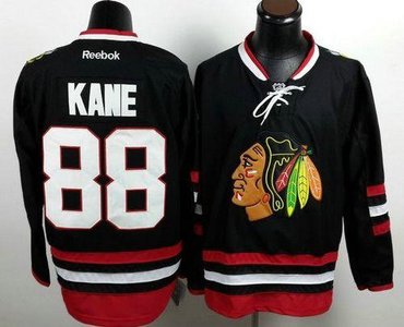 Chicago Blackhawks #88 Patrick Kane Black 2014 Stadium Series Hockey NHL Jersey