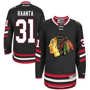 Chicago Blackhawks #31 Antti Raanta Black 2014 Stadium Series Hockey NHL Jersey