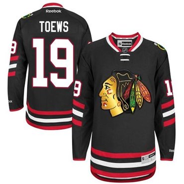 Chicago Blackhawks #19 Jonathan Toews Black 2014 Stadium Series NHL Jersey