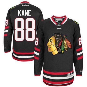 Chicago Blackhawks #88 Patrick Kane Black 2014 Stadium Series NHL Jersey