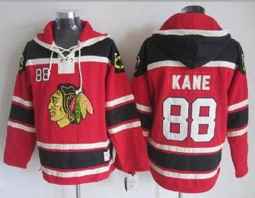 Chicago Blackhawks NHL jerseys chicago blackhawks #88 Patrick Kane red(pullover hooded sweatshirt)