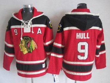 Chicago Blackhawks NHL jerseys chicago blackhawks #9 Bobby Hull red(pullover hooded sweatshirt)