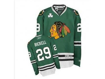 NHL jerseys chicago blackhawks #29 bickell green