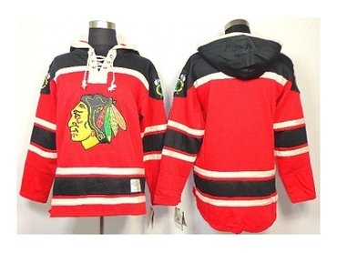 nhl jerseys chicago blackhawks red(pullover hooded sweatshirt)