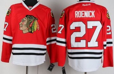 Chicago Blackhawks 27 Jeremy Roenick Red NHL Jerseys