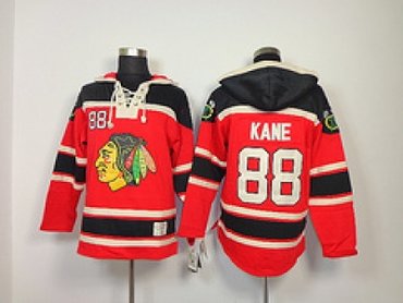 nhl jerseys chicago blackhawks #88 kane red(pullover hooded sweatshirt)