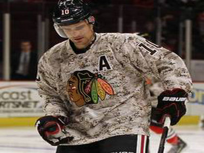 Chicago Blackhawks 10 PATRICK SHARP Camouflage jerseys