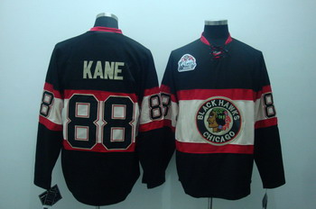 Chicago Blackhawks 88 Patrick kane Black Jerseys Winter Classic