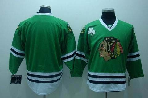 nhl chicago blackhawks blank green