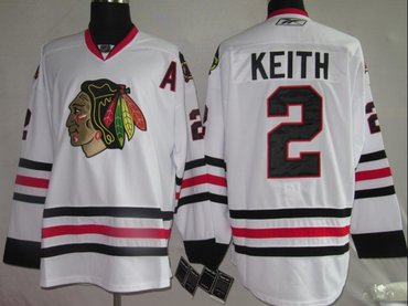 NHL Jerseys Chicago Blackhawks 2 KEITH White