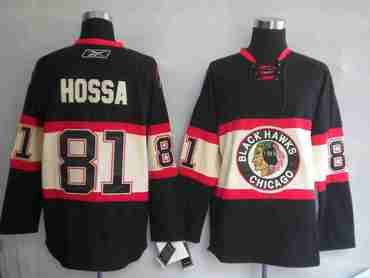 NHL Jerseys Chicago Blackhawks 81 HOSSA black