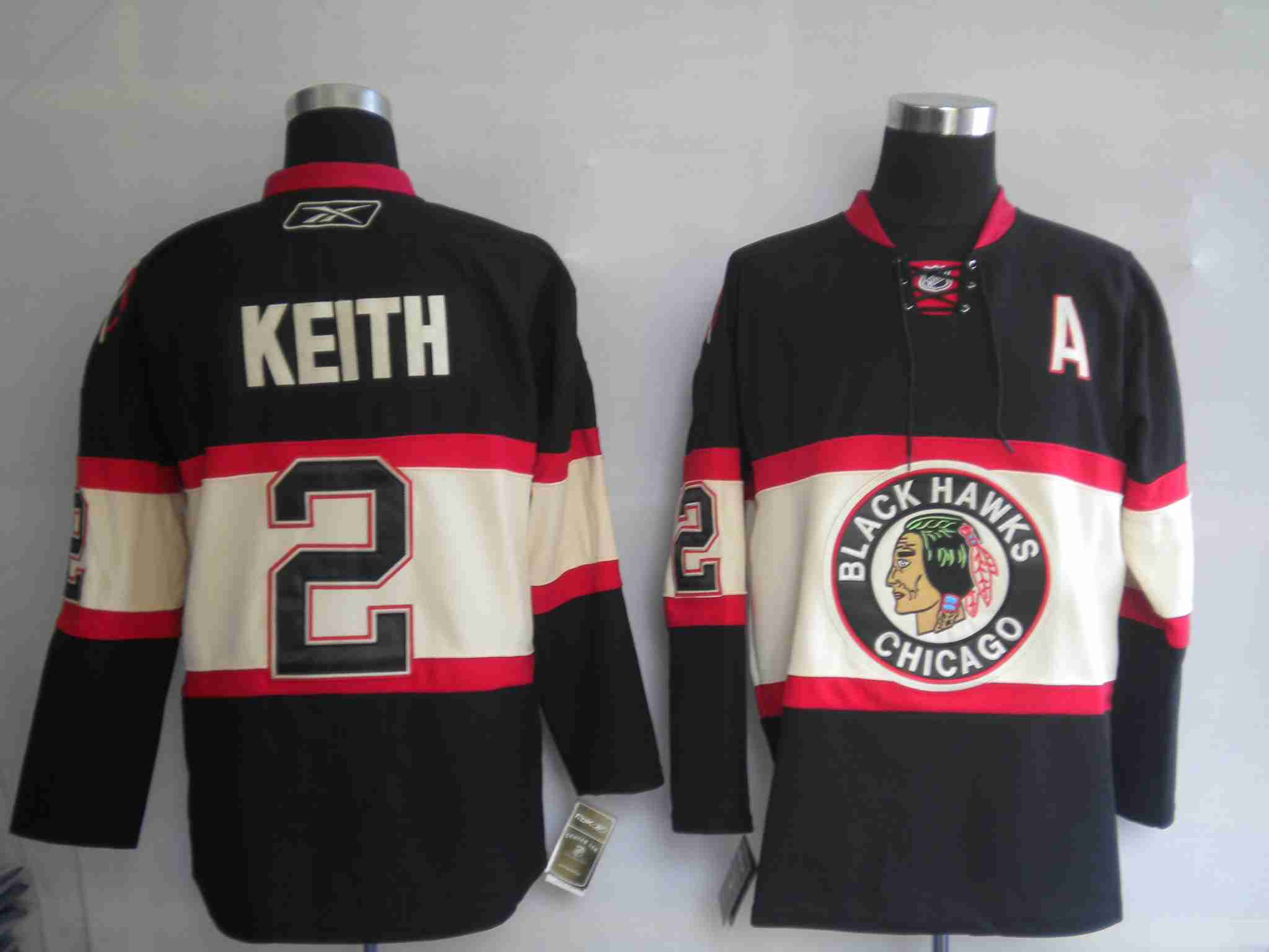 NHL Jerseys Chicago Blackhawks 2 KEITH black