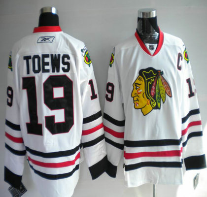 Jerseys Chicago Blackhawks 19 Janathan Toews white