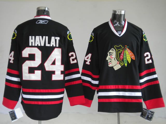 Jerseys Chicago Blackhawks 24 Martin Havlat Black